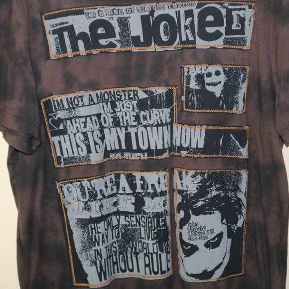 Salvage T-shirt "The Joker" XL Made In USA Dark Knight Batman Graphic Black - Picture 2 of 5